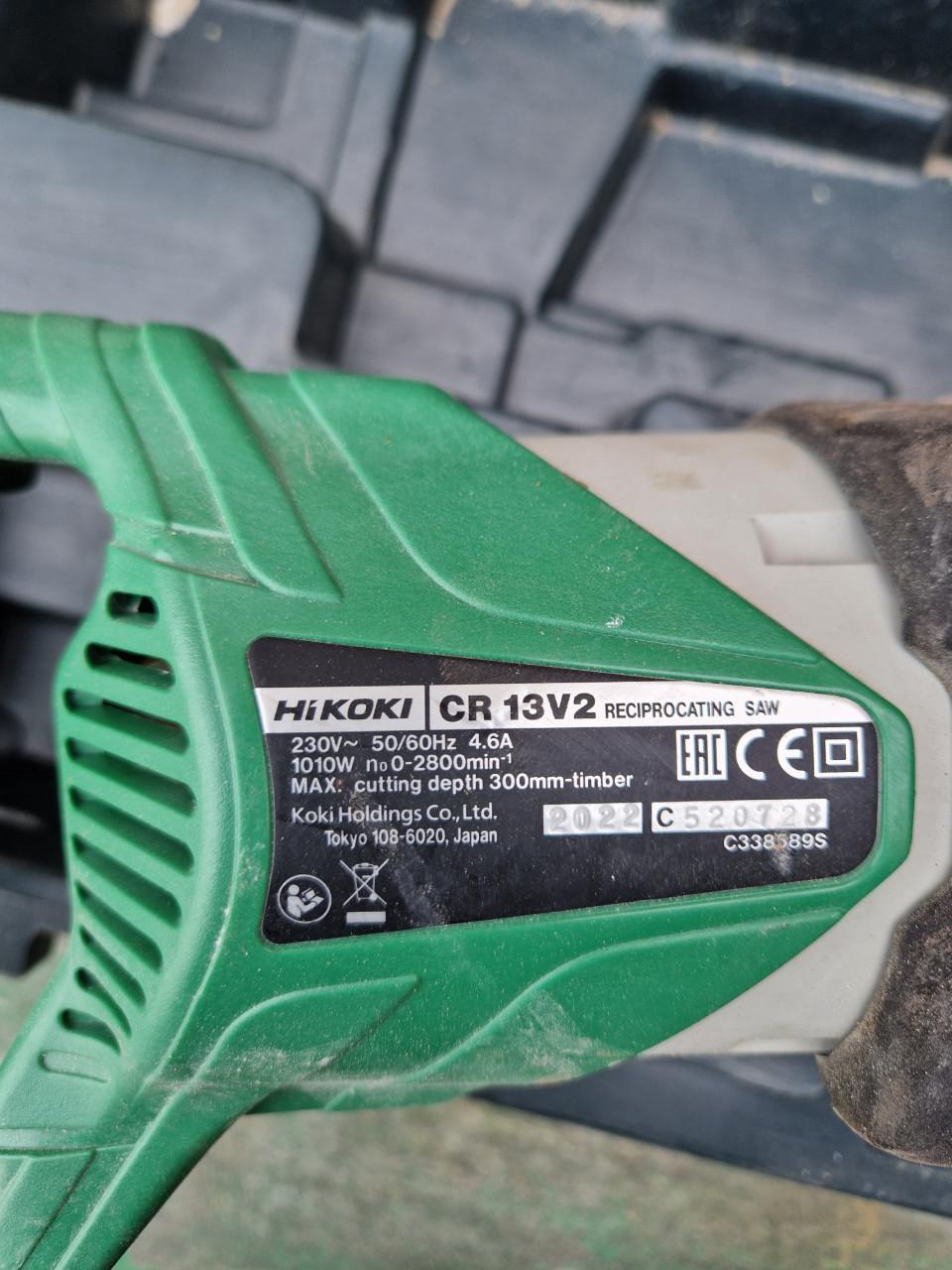 Hikoki reciprozaag 230v CR13v2 in koffer