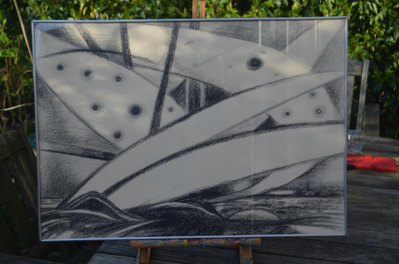 Nol Kroes origineel en uniek werk 1964 gesigneerd (2)