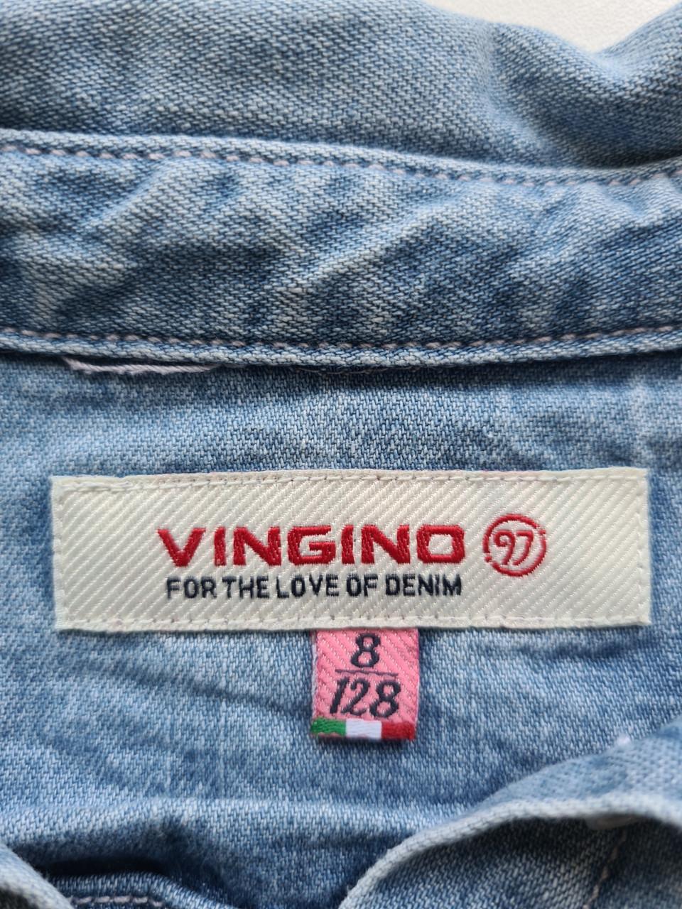 Vingino spijkerjurk maat 128