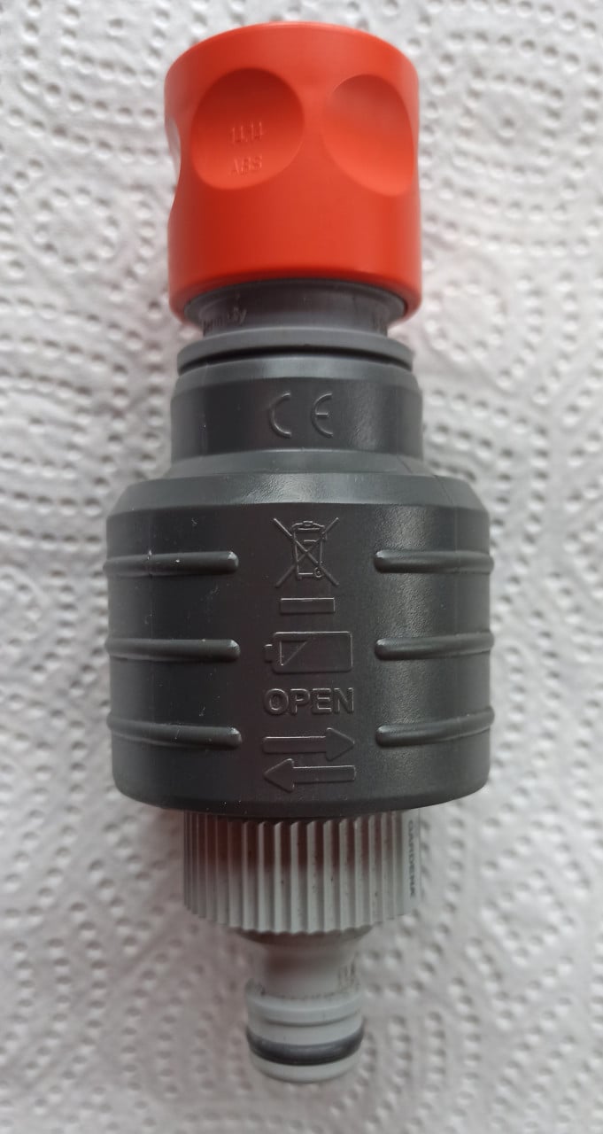 Gardena watermeter, één of twee keer gebruikt