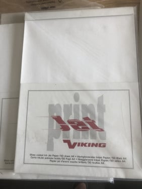 Fotopapier/kopieeretiketten
