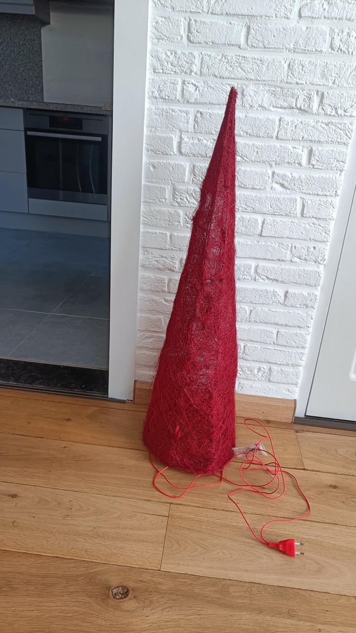 Verlichte kerstkegel