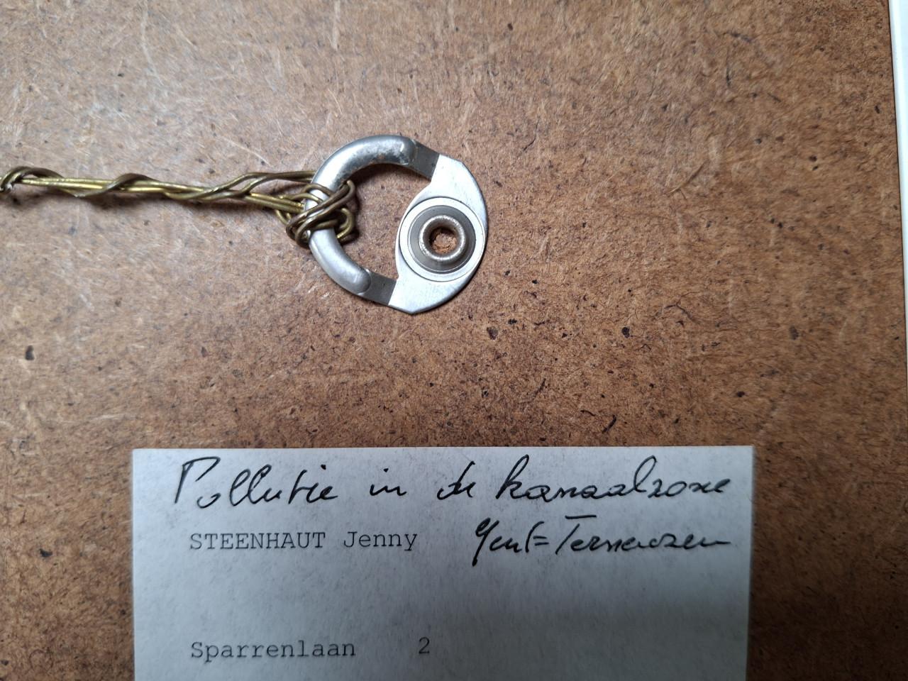 Aquarel pollutie kanaalzone