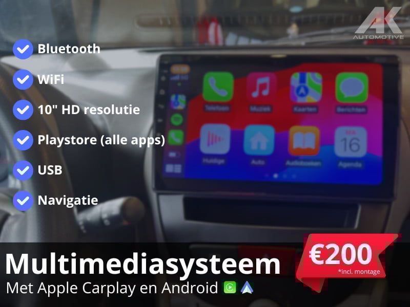 Peugeot 107 1.0 première/apk/airco/facelift/150.000/carplay/