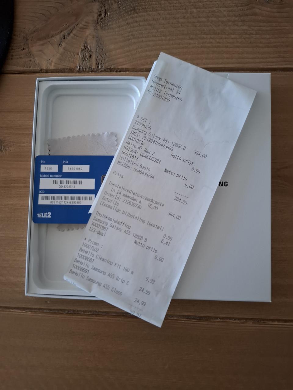 Samsung Galaxy A55 5g nieuwstaat