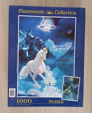 Legpuzzel Clementoni - wit paard