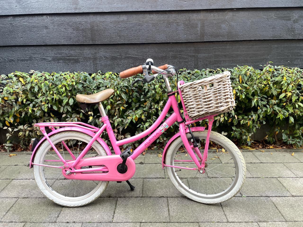 Meisjes fiets Alpina 18 inch