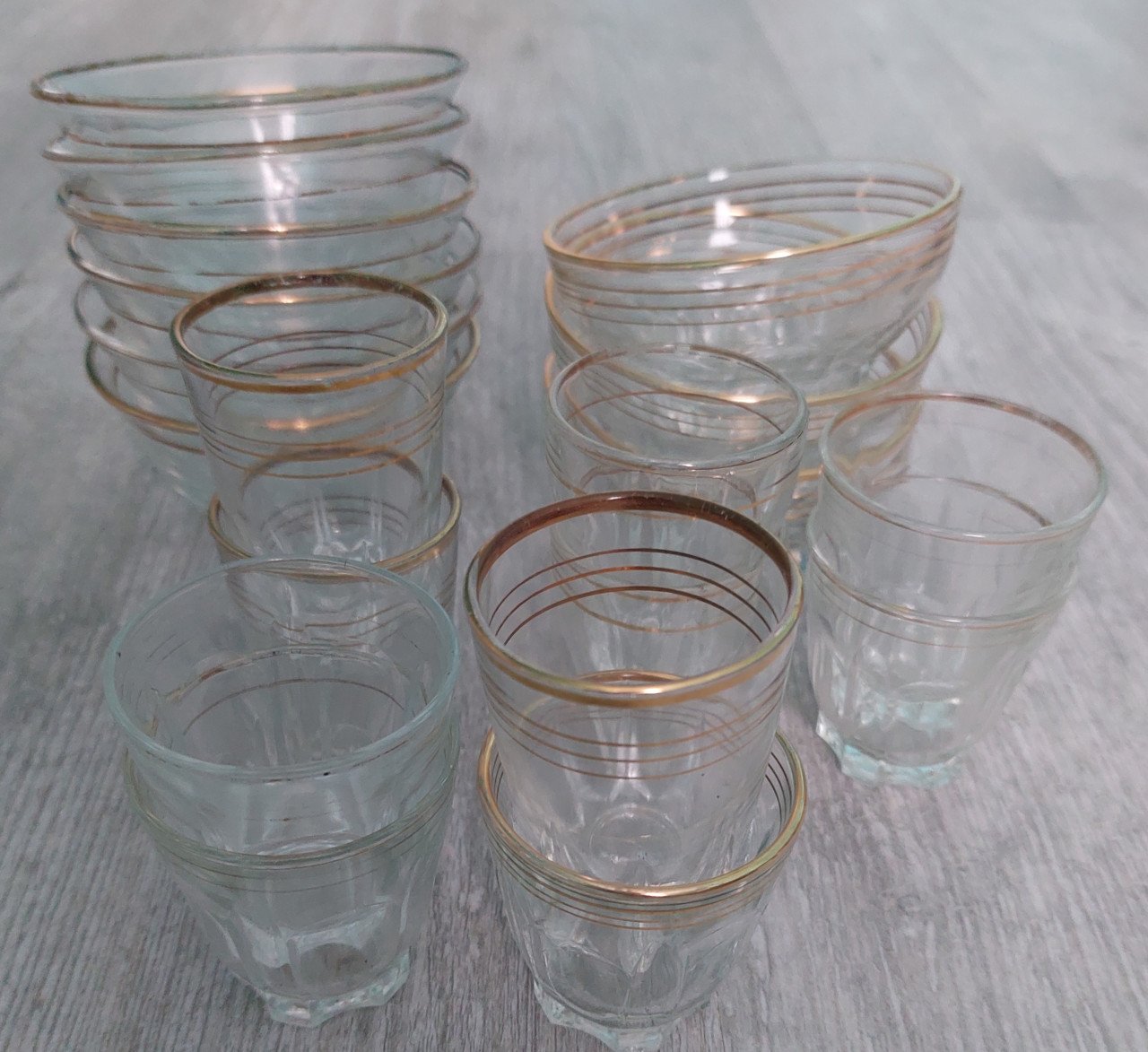 Oude glazen