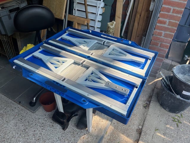 Campingset tafel met bankje
