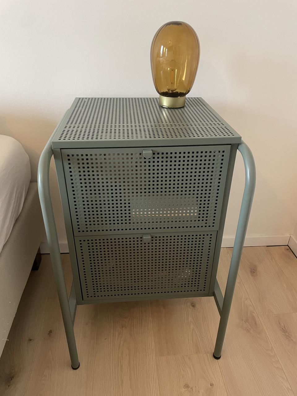 IKEA Nikkeby serie compleet 4 stuks kasten kledingrek groen