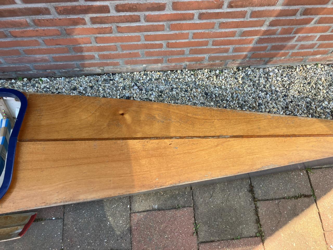 Leuke houten 1-persoons kano - waterdicht - opknapper