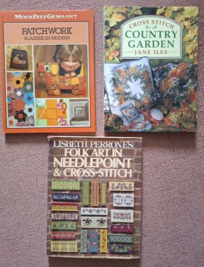Diverse boeken over Borduren en Patchwork