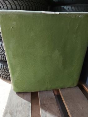 Set groene bloembakken