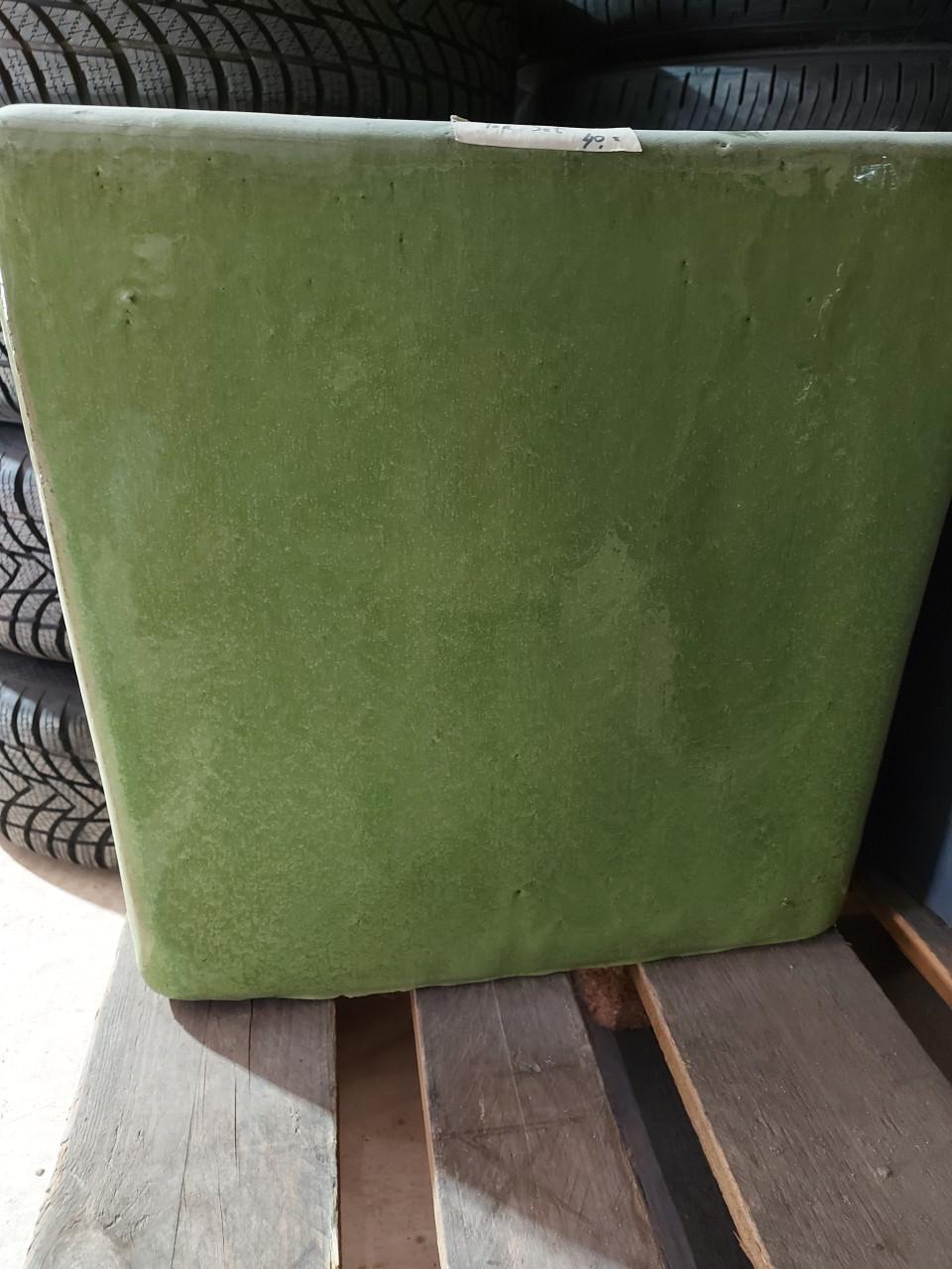 Set groene bloembakken