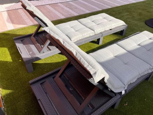 Ligbedden set met kussens