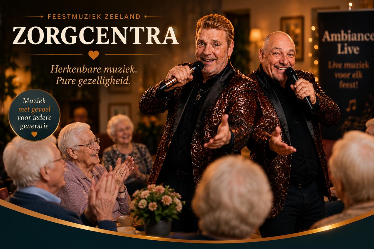 Live muziek voor 40+ evenementen, feesten en bijeenkomsten