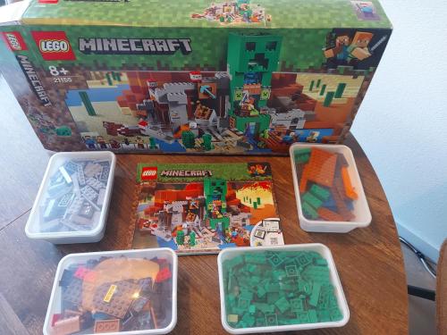 Lego 21155 The Creeper Mine compleet (gecheckt) in doos met boekje