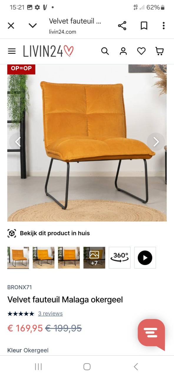 2 moderne fauteuils MALAGA