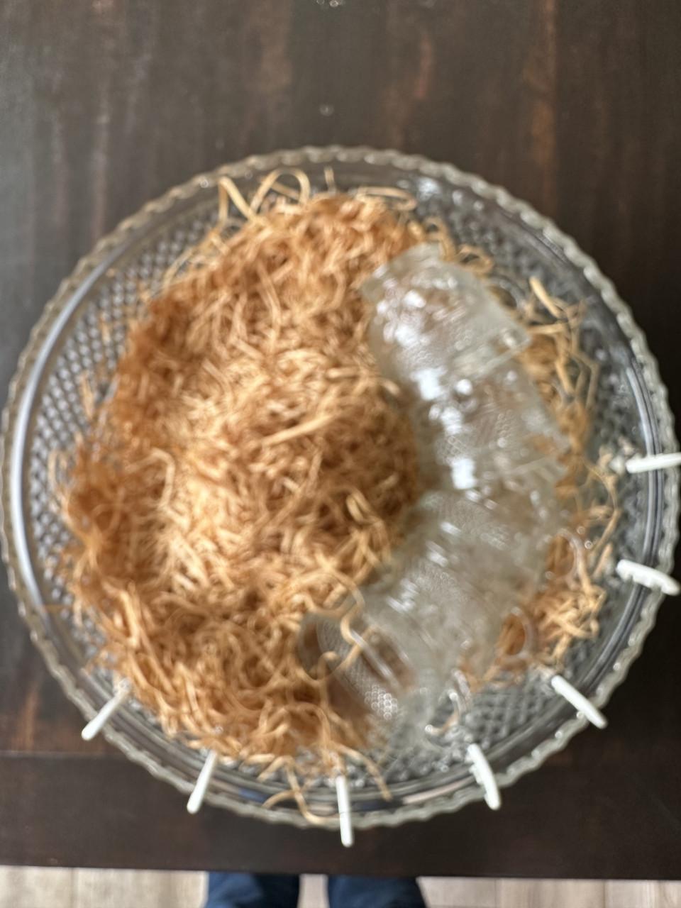 Oude kristallen bowl set met 18 glazen