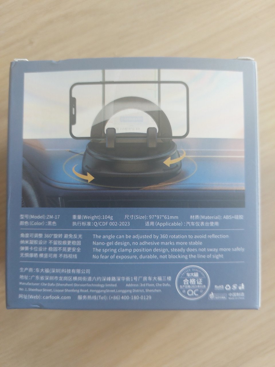 Nieuwe carkit telefoon