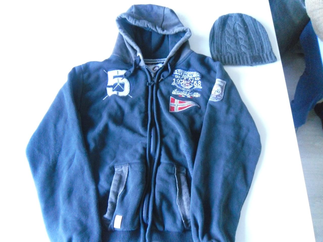 BLAUW VEST XL +  MUTS