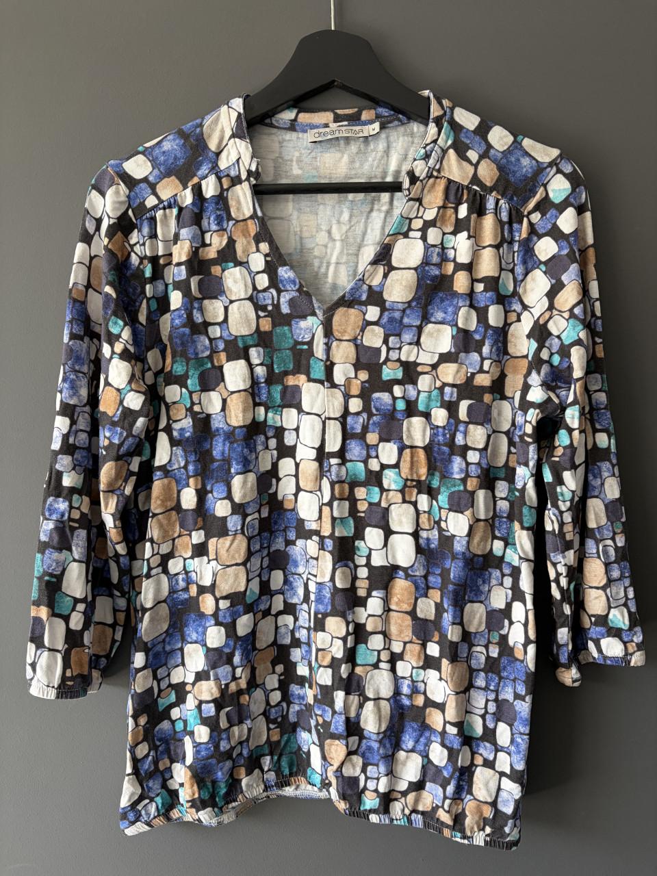 Dames shirt met 3/4 mouw - M