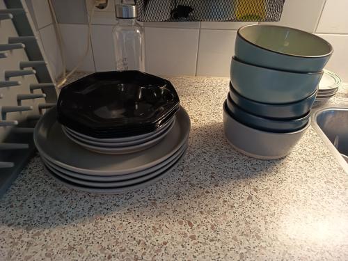 Borden en schaaltjes