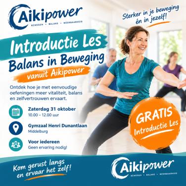 Gratis kennismaking: Balans in Beweging – anders bewegen in Middelburg