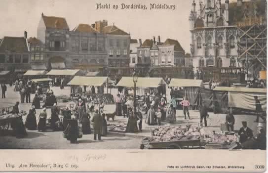 Ansichtkaarten 10x MIDDELBURG o.a. Stoomtram
