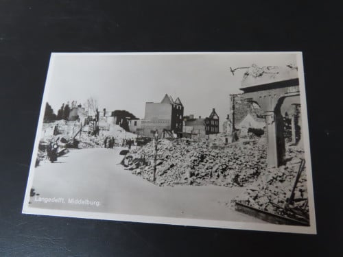 Fotokaarten bombardement Middelburg
