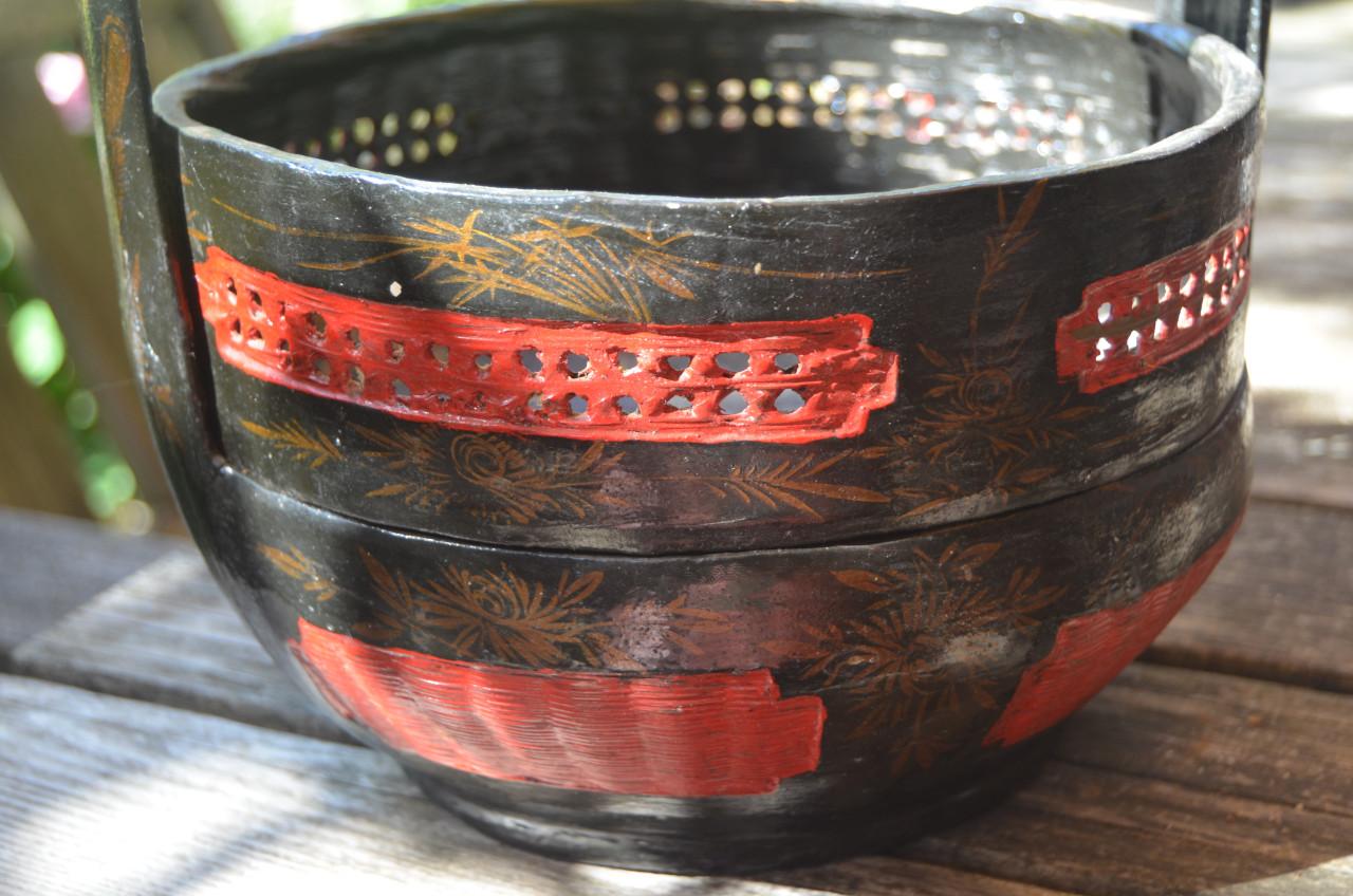 Chinese mand / tas / (rijststomer?)