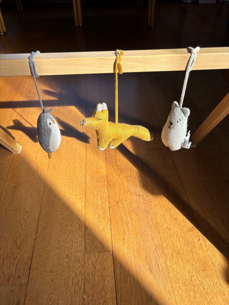 LieWood babygym, speelbalk diertjes