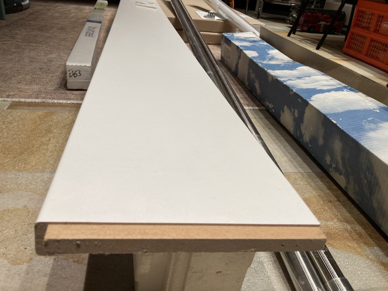 MDF vensterbank 250cm