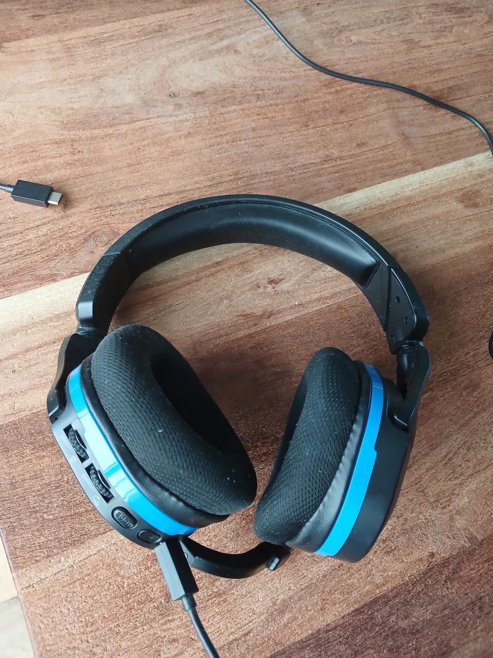 Headset turtle blauw