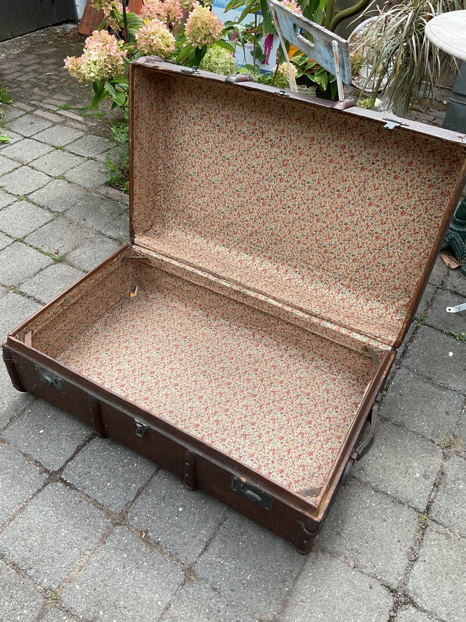Antieke hutkoffer