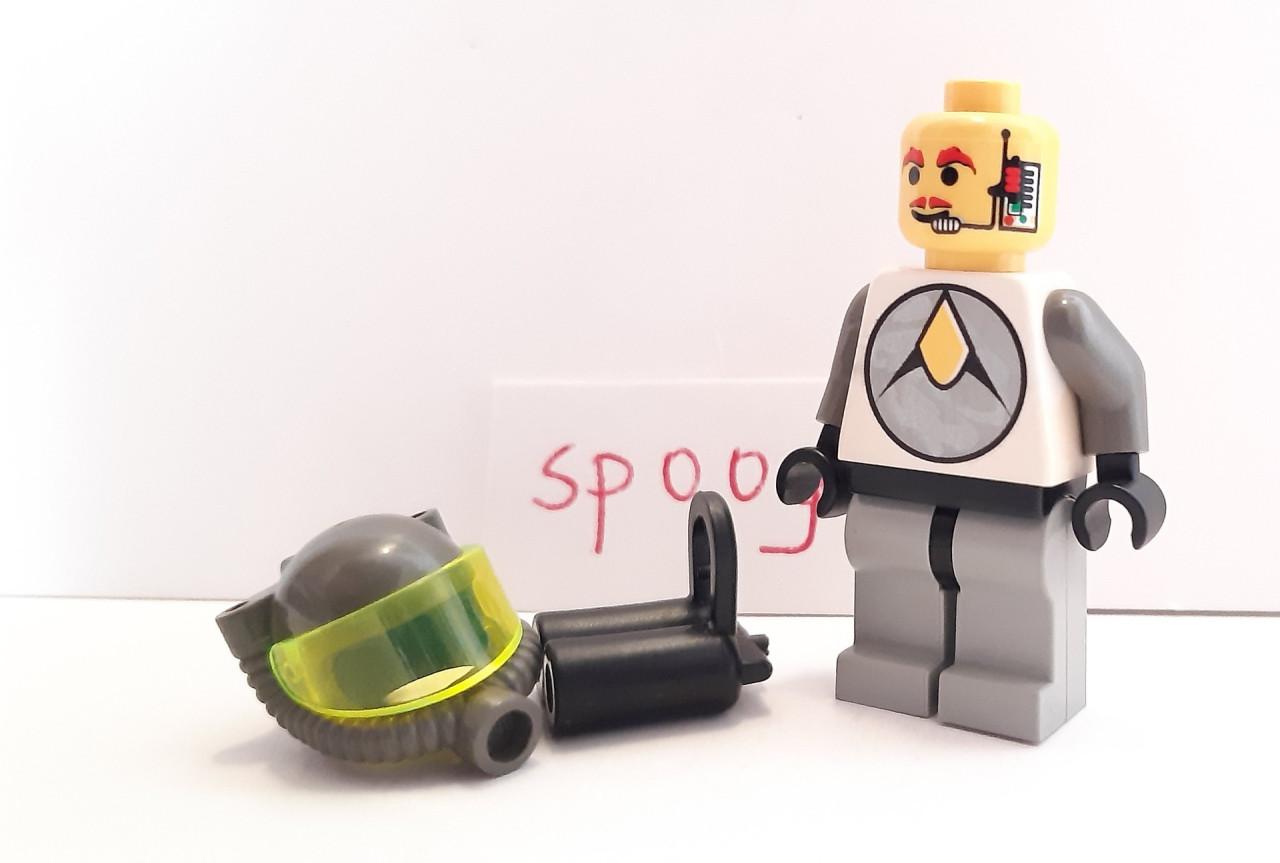Lego Space minifiguur: Exploriens-chef