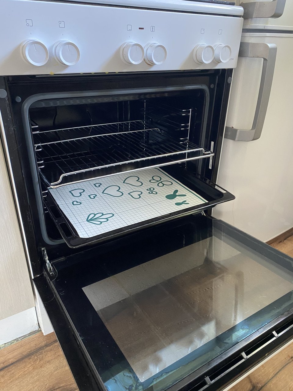 Net Bosch 4 pits gasfornuis met oven