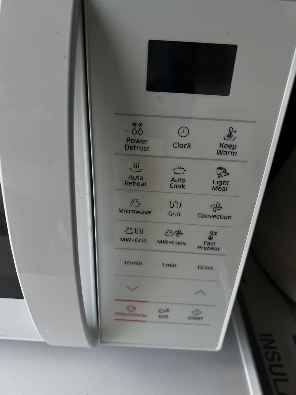 Samsung  vrijstaand combi oven Magnetron Grill