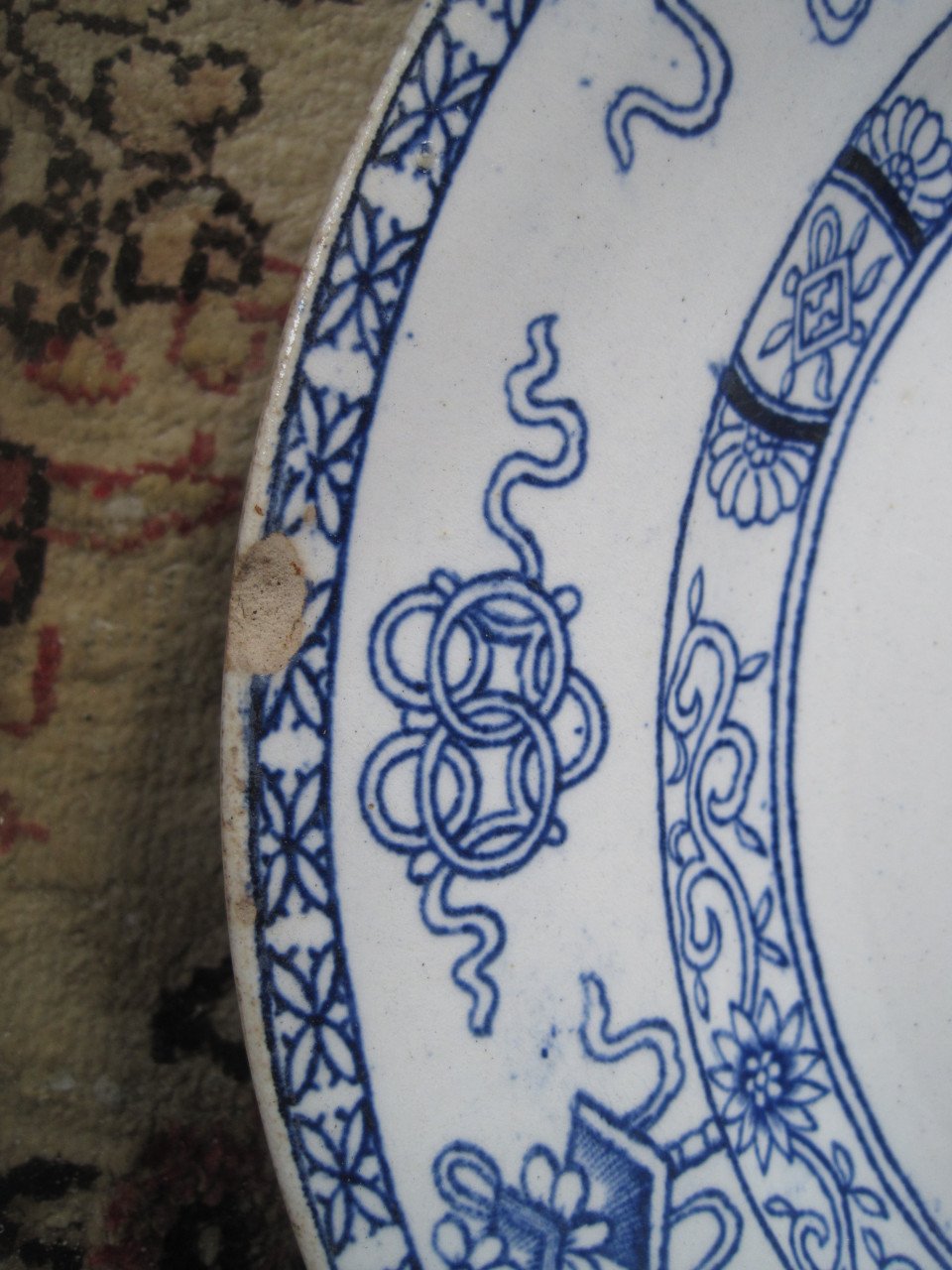 Delftsblauw bord