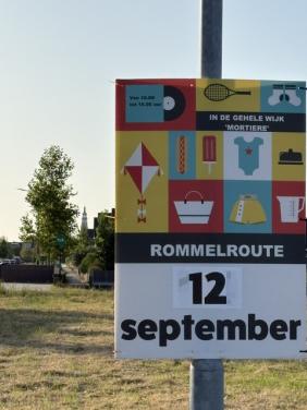 Rommelroute in heel de wijk Mortiere in Middelburg