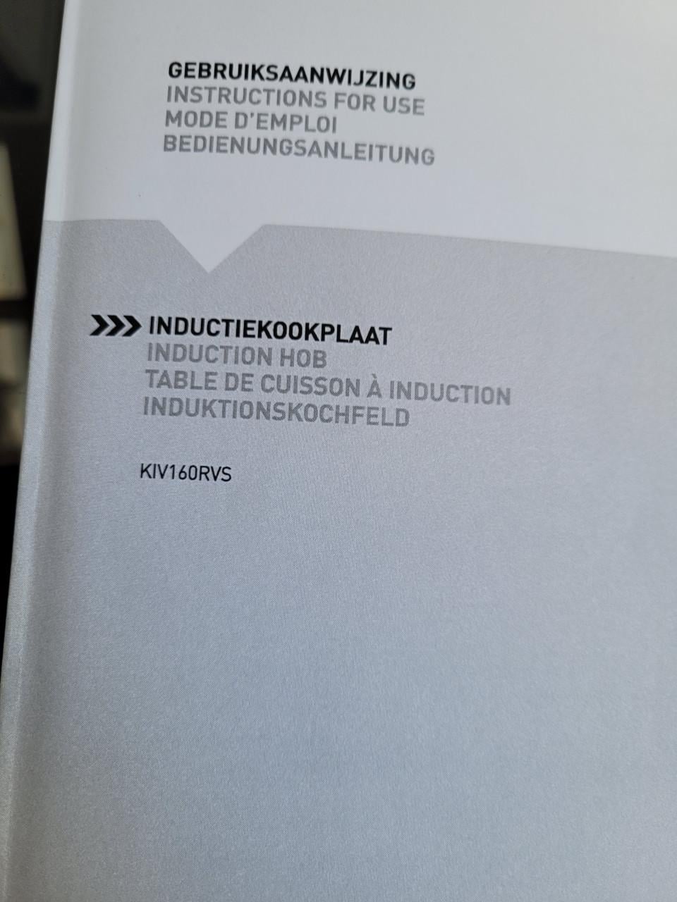 Etna inductie kookplaat normale stekker