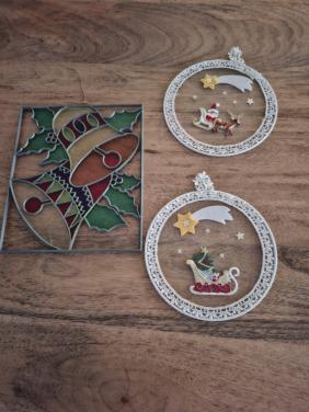 Leuke diverse raamhangers kerst