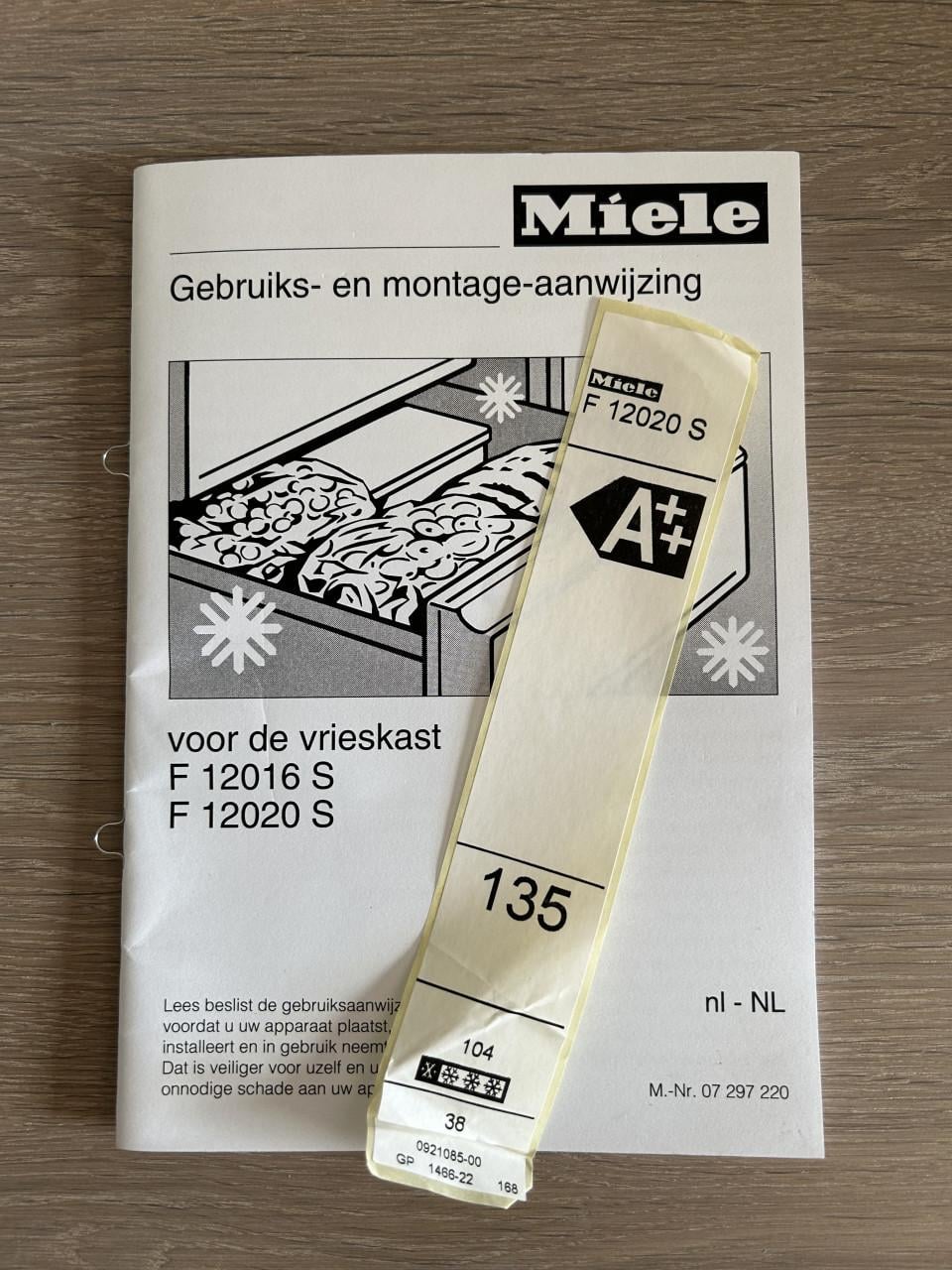 Tafelmodel vriezer