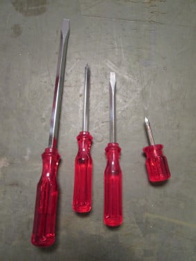 Diverse schroevendraaiers