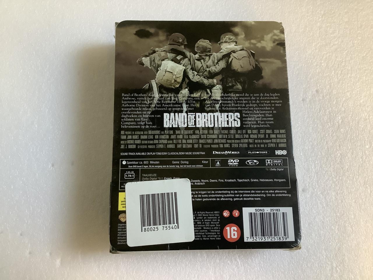 Dvd boxset Band of Brothers. Compleet in ongeopende verpakking, nieuw.
