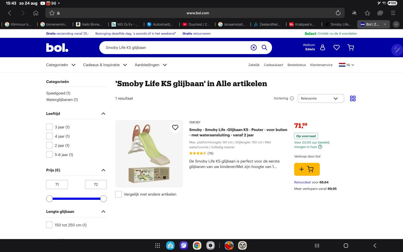 Smoby glijbaan