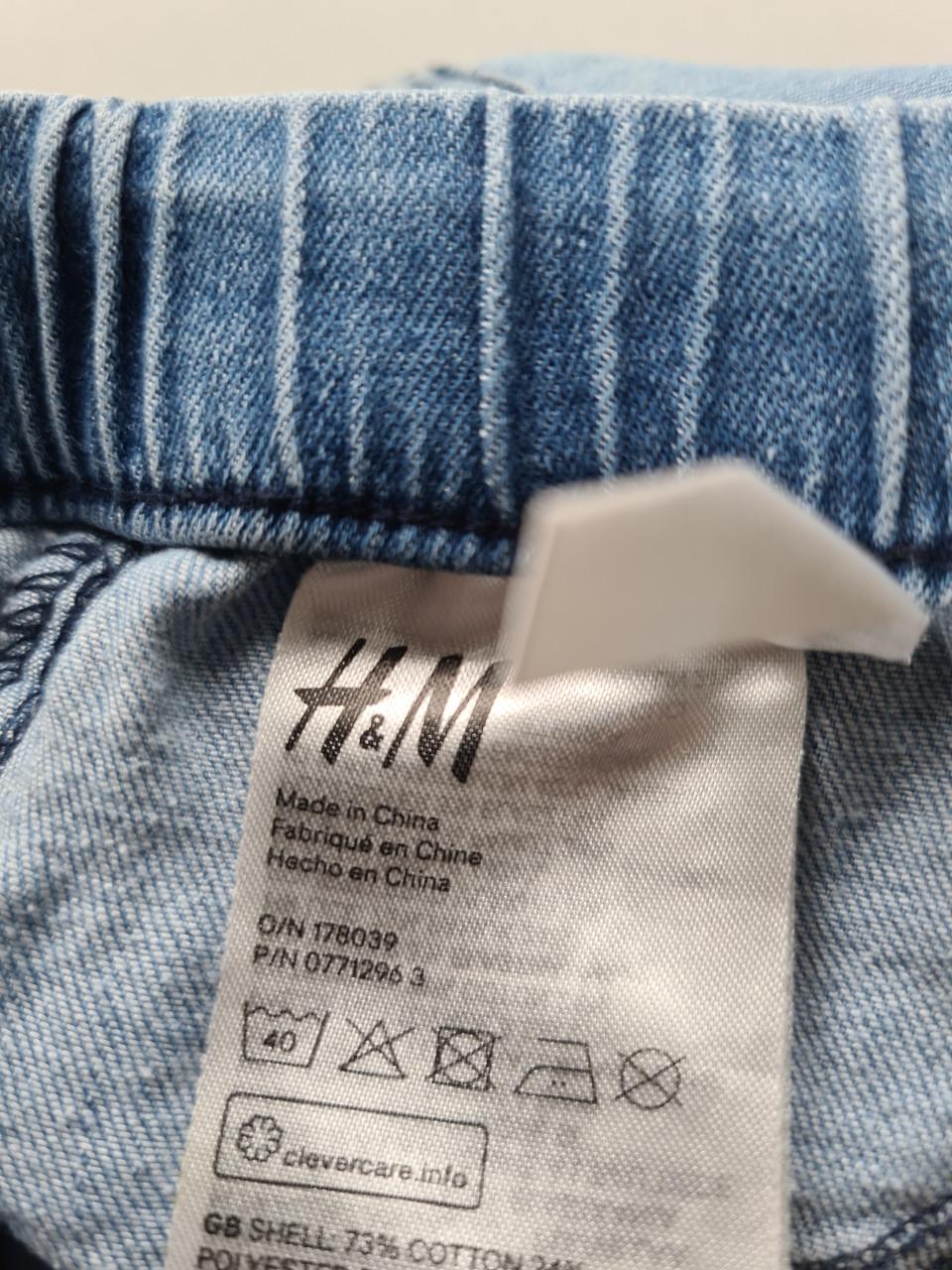 H&M spijker treggings maat 134 (3 stuk voor €5,-)