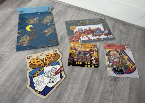 Knutsel-/kleurspullen Sinterklaas