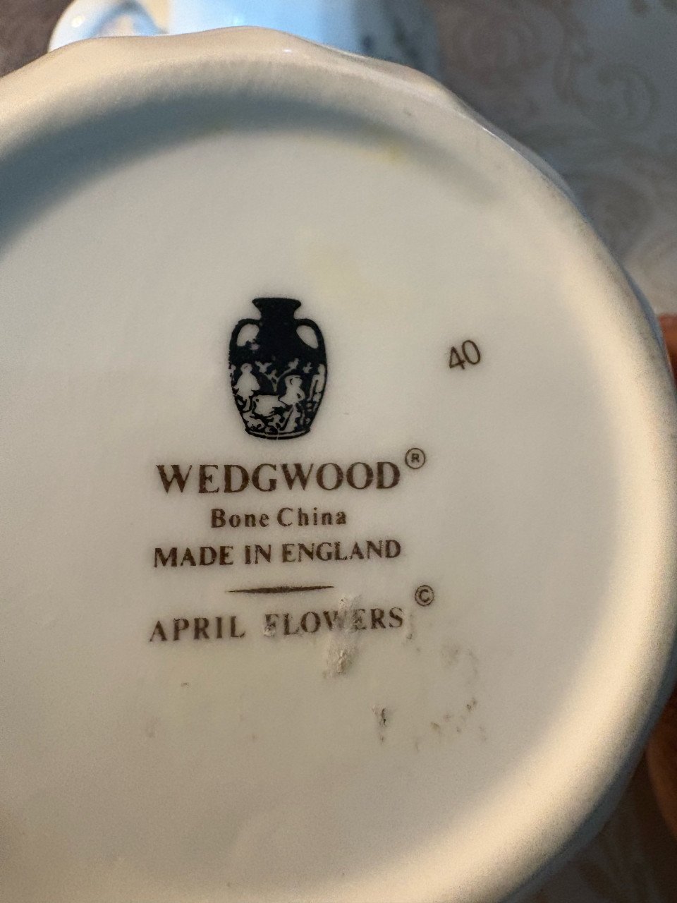 Wedgwood melkkannetje + suikerpotje