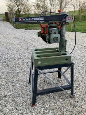 DeWalt DW 125 PowerShop Radiaalzaag 230v
